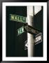 Wall Street Sign, New York City, New York State, Usa by Walter Rawlings Limited Edition Pricing Art Print