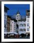 Street Cafe In Piazza Duomo, Trento, Trentino-Alto-Adige, Italy by Grant Dixon Limited Edition Pricing Art Print