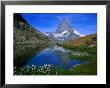Matterhorn And The Riffelsee, Valais, Switzerland by Gareth Mccormack Limited Edition Print