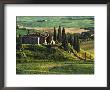 Europe, Italy. A Pastoral Tuscany Villa In Val D'orcia by Dennis Flaherty Limited Edition Print