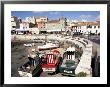Fishing Boats At Low Tide, Peniche, Estremadura, Portugal by Ken Gillham Limited Edition Print