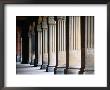 Pillars At Arcade Where Former City Wall Stood, Via Roma, Alba, Italy by Martin Moos Limited Edition Print