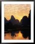 Fisherman On Li River At Sunset, Yangshuo, China by Keren Su Limited Edition Print