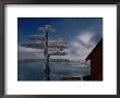 Frozen Signpost, Narvik, Nordland, Norway by Christian Aslund Limited Edition Print