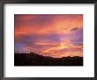 Sunset Over Silhouetted Landscape by Peter French Limited Edition Pricing Art Print