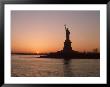 Statue Of Liberty At Sunset, Nyc, Ny by Bob Burch Limited Edition Print