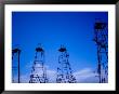 Oil Rigs On Outskirts Of Town, Baku, Azerbaijan by Stephane Victor Limited Edition Print