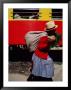 Food Vendor At Ollantaytambo Station On The Cuszo-Aguas Calientes Train Line., Cuzco, Peru by Mark Daffey Limited Edition Print