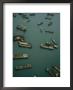 Container Ships In Hong Kong Harbor Waiting For Cargo To Be Loaded by Eightfish Limited Edition Print