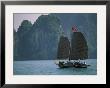 Junk Sailing, Ha Long Bay, Vietnam by Keren Su Limited Edition Print