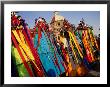 Native Dancers From Tlaxcala Performing Outside Basilica De Guadalupe, Mexico City, Mexico by Rick Gerharter Limited Edition Print