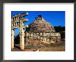 Magnificently Carved Doorway, Or Torana, Archeological Site At Sanchi, Madhya Pradesh, India by Bill Wassman Limited Edition Print