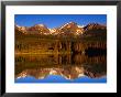 Sprague Lake Provides A Near-Perfect Mirror For The Surrounding Mountains, Colorado, Usa by Gareth Mccormack Limited Edition Print
