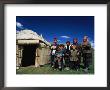 Krygz Family Portrait Outside Summer Yurt, Outside Of Kochkor, Kyrgyzstan by Anthony Plummer Limited Edition Print