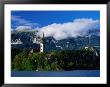 Bled Island Church And Karavanke Range Beyond, Bled, Bled Island, Gorenjska, Slovenia by Grant Dixon Limited Edition Pricing Art Print