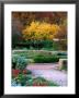 Flowerbeds And Trees, Botanic Gardens, Cleveland, United States Of America by Richard Cummins Limited Edition Print