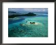 Outer Islands Of Bora Bora As Seen From Above In A Helicopter by Todd Gipstein Limited Edition Pricing Art Print