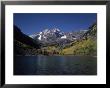 Mountains With Sky And Water, Maroon Bells, Co by Chris Rogers Limited Edition Pricing Art Print