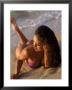 Swimsuit Model Lying On Beach by Vince Cavataio Limited Edition Print