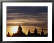 Temples At Sunset, Bagan, Myanmar (Burma) by Corey Wise Limited Edition Print