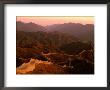 Hills And Great Wall Of China At Dusk, Badaling, China by Nicholas Pavloff Limited Edition Print