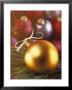 Gold Christmas Ornament With White Ribbon by Eric Kamp Limited Edition Print