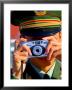 Guard Using His Camera On National Day In Tiananmen Square, Beijing, China by Ray Laskowitz Limited Edition Print