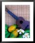 Green Bananas, Papayas, Plumeria And Ukulele, U.S.A. by Ann Cecil Limited Edition Print