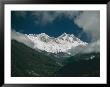 Mount Everest (Behind Left), Mount Lhotse (Front Right), And The Lhotse Wall by Michael Klesius Limited Edition Print