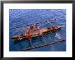 Children Swimming From Boat In Basilan Harbour, Basilan Island, Basilan, Philippines by John Pennock Limited Edition Print