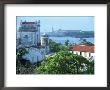 Aerial View Of Ocean And Building, Havana, Cuba by Peter Adams Limited Edition Print