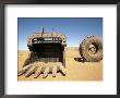 Machinery And Tires At Mine, Namibia by Walter Bibikow Limited Edition Print