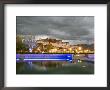 Water Feature In Front Of The Potala Square Lit Up With Neon Blue Lights In Early Evening, China by Don Smith Limited Edition Pricing Art Print