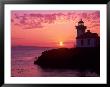 Lime Kiln Lighthouse, Entrance To Haro Strait, San Juan Island, Washington, Usa by Jamie & Judy Wild Limited Edition Print
