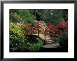 Red Bridge In Springtime, Koybota Gardens, Seattle, Washington, Usa by Darrell Gulin Limited Edition Print
