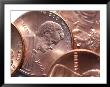 Close View Of Several Copper Pennies by Stacy Gold Limited Edition Print