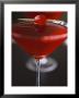 Cranberry Martini With Cocktail Cherry by Michael Paul Limited Edition Print