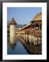 (Covered Wooden Bridge) Over The River Reuss, Kapellbrucke, Lucerne (Luzern), Switzerland by Gavin Hellier Limited Edition Print