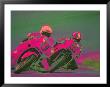 Two People Racing Motorcycles by Harold Wilion Limited Edition Print