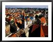 Overhead Of Historic Town Quarter From Tower Of St. Peter's Church, Marienplatz, Munich, Germany by Krzysztof Dydynski Limited Edition Print