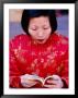 Portrait Of Devotee At Lungshan Temple, Taipei, Taiwan by Tom Cockrem Limited Edition Pricing Art Print