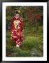 Kimono-Clad Geisha In A Park by Eightfish Limited Edition Print