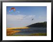 Kite Surfing On The North Coast Near Umhlali, South Africa by Roger De La Harpe Limited Edition Print