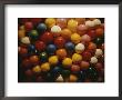 A Colorful Close View Of Gumballs Behind Glass by Stephen St. John Limited Edition Print