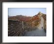 Patches Of Wildflowers Dot The Rocky Mountain Ridges Beside The Great Wall Of China, China by James L. Stanfield Limited Edition Print
