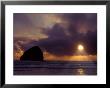Sunset Over The Pacific Ocean From Cape Kiwanda, Oregon, Usa by Janis Miglavs Limited Edition Print