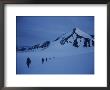 Mountain Climbers Hike Through The Snow In The St by George F. Mobley Limited Edition Pricing Art Print