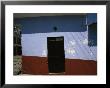 House With Crucifix Over The Door In Ixtapan De La Sal, Mexico by Gina Martin Limited Edition Print