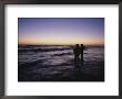 Fishermen Surf Fish For Red Drum At Dawn by Stephen Alvarez Limited Edition Print