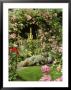 Rose Arch, View To Verbascum & Santolina Fitz House, Wiltshire, by Brian Carter Limited Edition Print